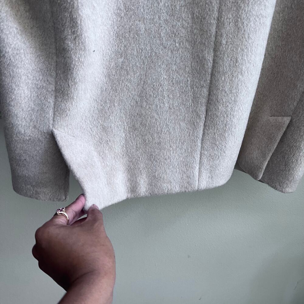 Vintage Albert Nipon Wool & Mohair Cream Ivory Ja… - image 6